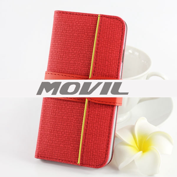 NP-1951 PU leathe funda para Apple iPhone 6-1